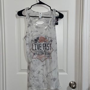 Speed Rose V-Neck Tank